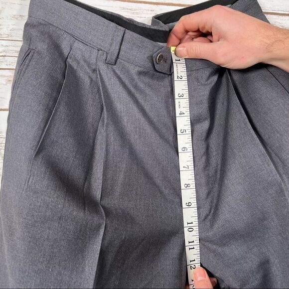 Valentino UOMO Super 120s Grey Dress Pants 52 R - Picture 12 of 16